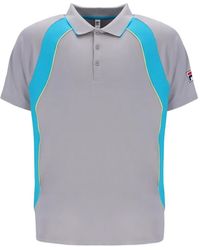 Fila - Backspin Panelled Polo Shirt - Lyst