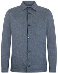 Herno - Button-Front Shirt Jacket - Lyst
