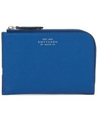 Smythson - Small Panama Leather Wallet - Lyst
