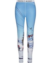 Perfect Moment - X Dede Johnston Thermal Graphic-print leggings - Lyst