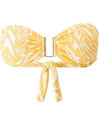 Melissa Odabash - Animal-Print Strapless Bikini Top - Lyst