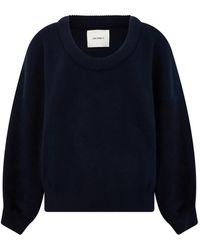 Lisa Yang - Ribbed-Trim Crew-Neck Sweater - Lyst