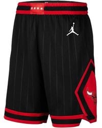 Nike - X Jordan Nba Chicago Bulls Statement Edition Shorts Met Krijtstreep - Lyst