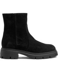 Stuart Weitzman - Laarzen Met Plateauzool En Ritsdetail - Lyst