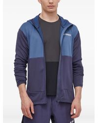 adidas - Panelled Zip-Up Hoodie - Lyst