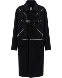 Rick Owens - 'Blixa Jumbo Mac' Coat - Lyst