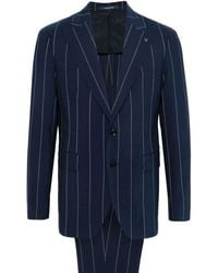 Tagliatore - Pinstriped Single-breasted Suit - Lyst