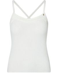 Liu Jo - Cross-Back Knit Top - Lyst