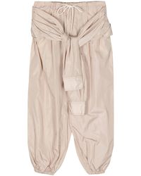 Act No1 - Tied-Waist Track Pants - Lyst