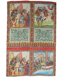 Dolce & Gabbana - Silk Printed Shawl Stole Scarf - Lyst
