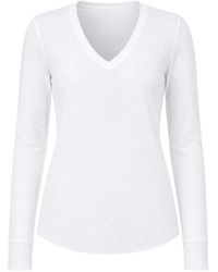 Juvia - Jasmin Slub Long-Sleeve T-Shirt - Lyst