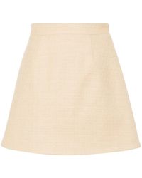 Patou - Bouclé Mini Skirt - Lyst