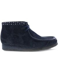 Clarks - Wallabee "Denim" Desert Boots - Lyst