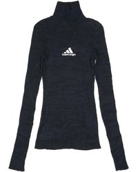 Balenciaga - Jersey con cuello alto de x Adidas - Lyst