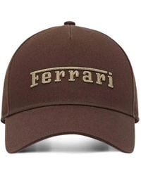 Ferrari - Logo-Embroidered Baseball Cap - Lyst