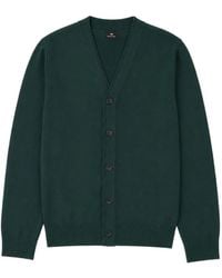 Paul Smith - V-Neck Merino-Wool Cardigan - Lyst