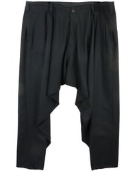 Yohji Yamamoto - Drop-crotch Wool Trousers - Lyst