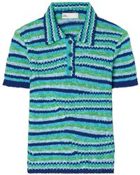 Tory Burch - Polo En Coton À Rayures - Lyst
