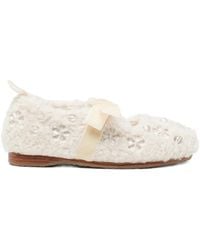 Rockfish - X Susan Fang Furry Ballet Flats - Lyst