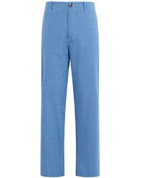 Marni - Check Pattern Trousers - Lyst