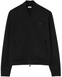 Burberry - Veste Zippée En Coton Mélangé - Lyst