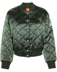 BOSS - Quilted Bomber Jacket - Lyst