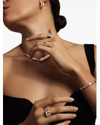 Nouvel Heritage - Bracelet Tuxedo Mood Serti De Diamants - Lyst