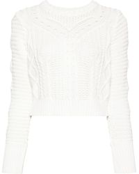IRO - Cut-out Cropped Jumper - Lyst
