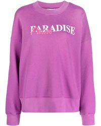 Palm Angels - Paradise Palm Print Sweatshirt - Lyst