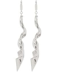 Eddie Borgo - Spiraled Ribbon Earrings - Lyst
