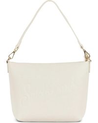 MC2 Saint Barth - Aline Grain-Leather Shoulder Bag - Lyst