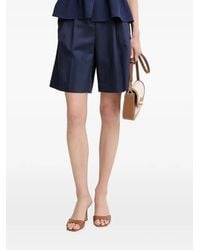 Trussardi - Pleated-Waistband Shorts - Lyst