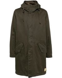 Aspesi - ギャバジン パーカーコート - Lyst