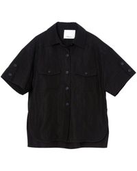 3.1 Phillip Lim - Tm-blend Short-sleeve Shirt - Lyst