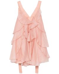 Aje. - Athena Ruffled Mini Dress - Lyst