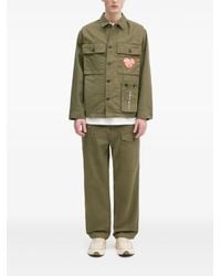 Human Made - Heart-Motif Patch-Pocket Shirt Jacket - Lyst