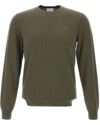 Sun 68 - Crew-Neck Embroidered-Logo Sweater - Lyst