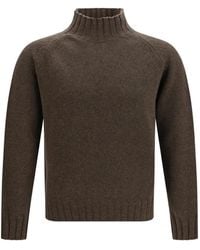 Aragona - Ribbed-Knit High-Neck Sweater - Lyst