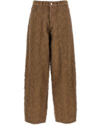 Haikure - Becky Fur-Effect Cotton Jeans - Lyst