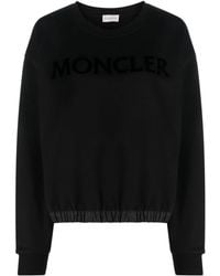 Moncler - Sweatshirt mit Logo-Print - Lyst