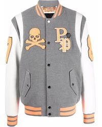 Philipp Plein - Giacca Varsity Con Applicazione - Lyst