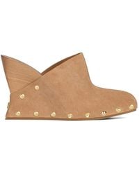 Balmain - Wedge Clogs - Lyst