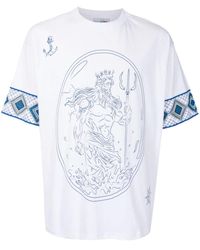 Amir Slama - X Mahaslama Poseidon-print Cotton T-shirt - Lyst
