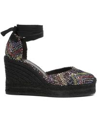 Missoni - Sequined Wedge-Heel Espadrilles - Lyst