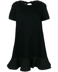 Moncler Cut-out Back T-shirt Dress - Black