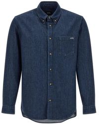 A.P.C. - New Greg Hemd - Lyst