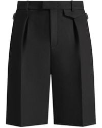 Manière De Voir - Auguste Tailored Twill Bermuda Shorts - Lyst