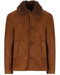Salvatore Santoro - Shearling Collar Jacket - Lyst