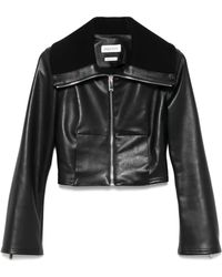 McQueen - Leather Jacket - Lyst