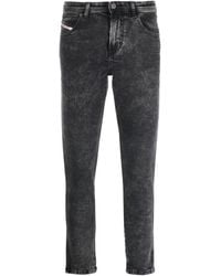 DIESEL - Halbhohe Babhila Skinny-Jeans - Lyst